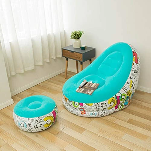 Inflatable Bean Bag Chair Lazy Sofa Inflatable Couch Home Decor For Indoor Living Room Bedroom, Outdoor Travel Camping Picnic Children Adult - Image 3