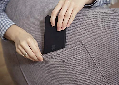 SANMADROLA Stuffed Animal Storage Bean Bag Chair Cover (No Filler) For Kids And Adults.Soft Premium Corduroy Stuffable Beanbag For Organizing Children Plush Toys Or Memory Foam Extra Large 300L (Grey) - Image 3