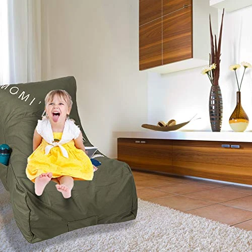 Dporticus Sponge Leisure Lazy Lounger Chair Comfortable Couch Sofa Beds For Kids And Teens - Image 2