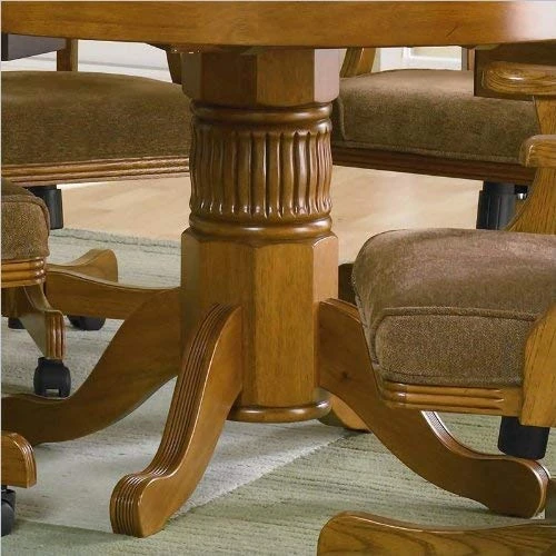 Coaster Oak Game Table Top Box 1 Of 2-Oak - Image 2