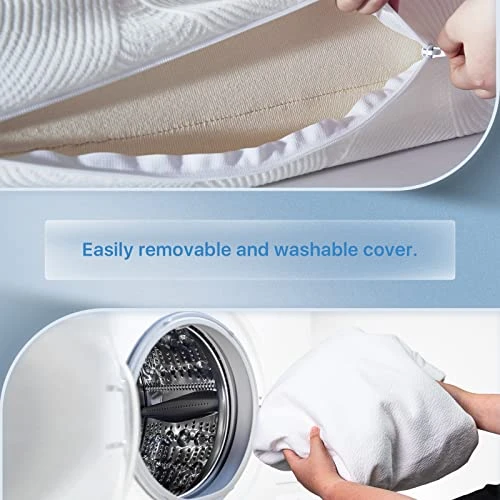 Memory Foam Baby Crib Mattress, Dual Side Mattress, Comfortable Memory Foam For Toddler, High Density Firm Foam Side For Infant, Washable And Water Proof Outer Cover, Fiber Glass Free.52x27.5x5.5inch - Image 6