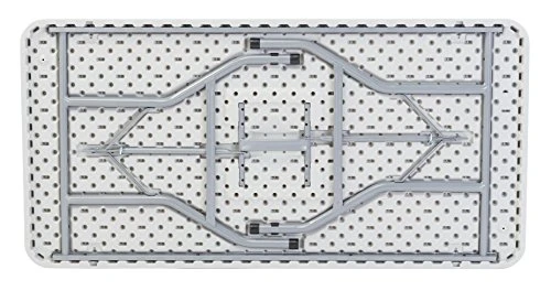 NPS 30" X 60" Heavy Duty Folding Table, Speckled Gray, 1,000 Lb Capacity - Image 2