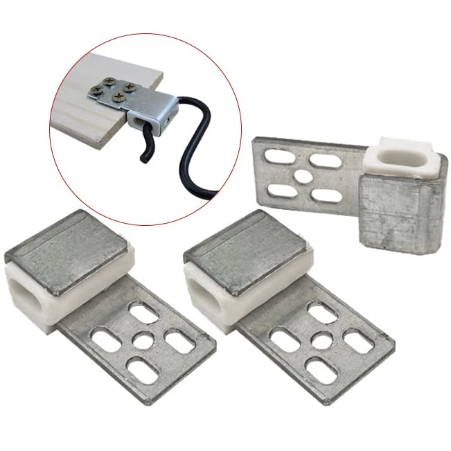 ZCZQC 10pcs Couch Spring Repair Kit Metal 5-Hole Spring Buckle With 40pcs Screws For Sofa/Chair/Couch/Bed Spring Clips Repair Parts - Image 5