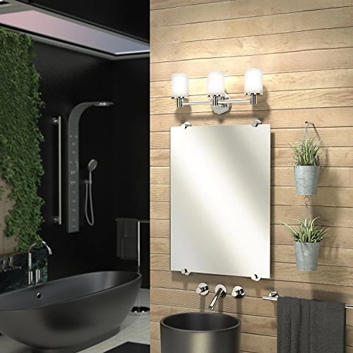 Gatco 4246 Latitude II Glass Shelf, Chrome,Medium 20 Inch - Image 6