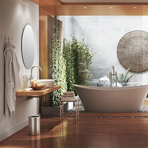 Gatco Beveled Easy Mount Mirror, 26.5" H X 19.5" W, Silver - Image 5