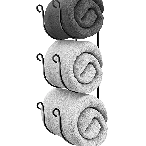 DecoBros Wall Mount Multi-Purpose Towel/Wine/Hat Rack, Bronze - Image 6