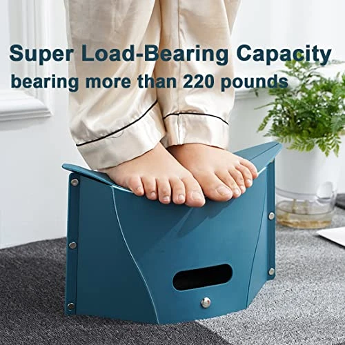 YINGD 2 Pack Collapsible Stools, Paper Folding Stool, Mini Foldable Stool, Small Portable Stool High Load-Bearing Camping Stools - Image 2