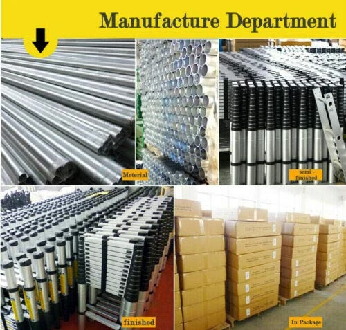 Aluminum Ladder Telescoping Extension Foldable 12.5ft With 330lb Load Capacity 13 Steps Retraction, 330lb Max Load - Image 5