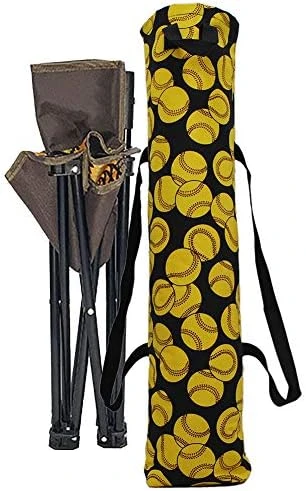 NGIL Navy Solid Color Folding Camp Chair Carry Bag With Non Adjustable Strap And Wide Drawstring Opening (Replacement Bag Only) Please Read Description For Full Details - Image 10