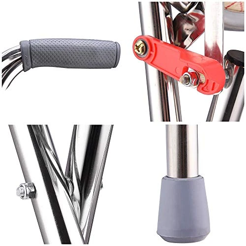 Medical Folding Walking Stick With Seat Four Legged Portable Travel Hiking Cane Chair Stool Eldely Care Aid Physical Rehabilitation US Delivery - Image 4