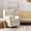 DaVinci Hayden Recliner And Swivel Glider In Natural Oat, Greenguard Gold & CertiPUR-US Certified