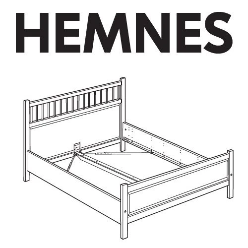 IKEA HEMNES Bed Frame Hardware - IKEA Replacement Parts For Assembling IKEA Beds - Image 2