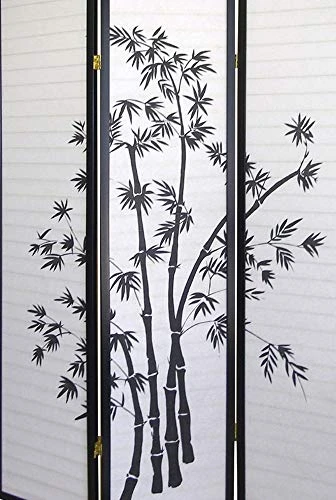 ORE Furniture International 3-Panel Room Divider, Bamboo - Image 2