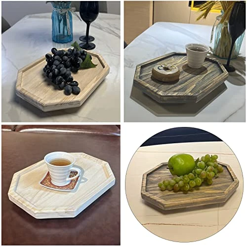 Armrest Clip Tray, Sofa Tray Table, Couch Arm Table, Wooden Sofa Armrest Table For Remote, Phone, Drinkings And Snacks Rustic Mocha - Image 5