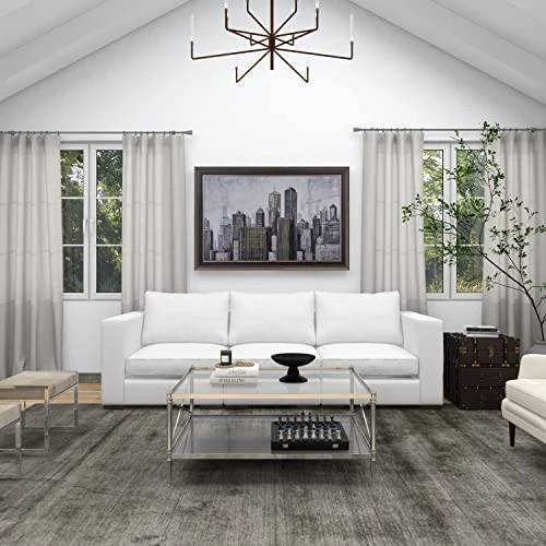 Deco 79 Wood Rectangle Cabinet With Buckle Hinged Top, 18" X 18" X 23", Dark Brown - Image 3