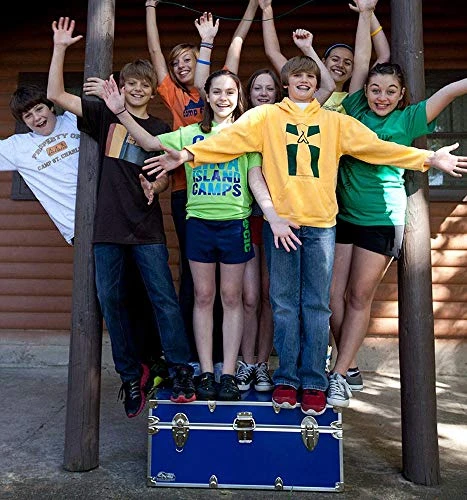 C&N Footlockers UnderGrad Storage Trunk - College Dorm Chest - Durable With Lid Stay - 32 X 18 X 16.5 Inches (Black) - Image 4