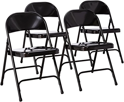 (4 Pack) National Public Seating 50 Series Choice All-Steel Folding Chair, Beige - Image 8