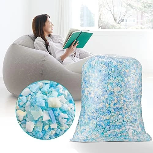 Shredded Memory Foam Filling For Bean Bag Filler Foam- Premium Soft Pillow Stuffing Foam- Couch Cushion Filling For Pouf Dog Beds Bean Bag Chairs Arts Crafts, Without Added Gel Particles (5LB) - Image 5