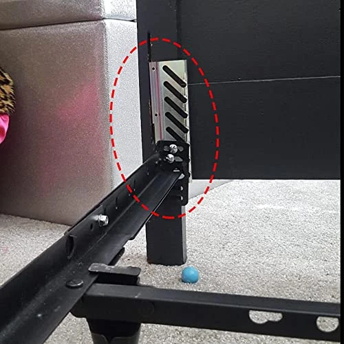 Woiron 2 Pcs Down Hook Bolt-on To Hook-on Conversion Bracket For Headboard Or Footboard, Hook On Bed Frame Brackets Adapter, Hook On Bed Rails - Image 4