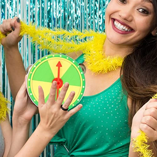 CANIGHT 1set Favors Birthday Indoor Cm Party Decorative Show Tabletop Win Turn Game Mini Draw Activity Activities Pub Yellow Raffle Prop Family Wedding The Hanging Portable Night Gaming - Image 6