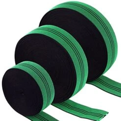 Wokape 65.6ft Sofa Elastic Webbing Stretch Latex Band Furniture Repair DIY, Upholstery Modification Elastane Belt For Chair Couch (2" W, Green)