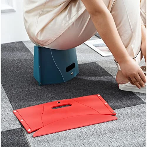 YINGD 2 Pack Collapsible Stools, Paper Folding Stool, Mini Foldable Stool, Small Portable Stool High Load-Bearing Camping Stools - Image 3