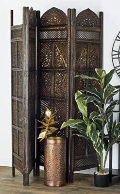 Deco 79 Wood 4 Panel Screen Ultimate In Screen Category