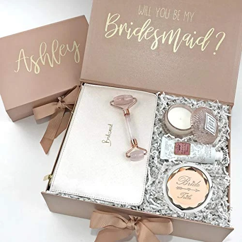 2 Pack Bachelorette Party Gifts For Bride,2 Bride Tribe Mirror,Crystal Pocket Compact Makeup Mirror,Wedding Bridesmaid Gifts-Mirror For Bridal Party,Bridesmaid Proposal Gifts (champagne) - Image 6