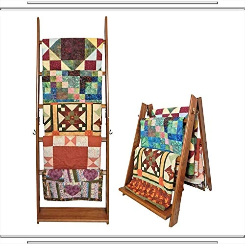 The LadderRack It's 2 Quilt Racks In 1! (7 Rung/30" Model/American English) - Image 3
