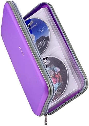 Wismart 70 Capacity Heavy Duty CD DVD Blu-ray Media Case Storage Holder Organizer Wallet (Black) - Image 10