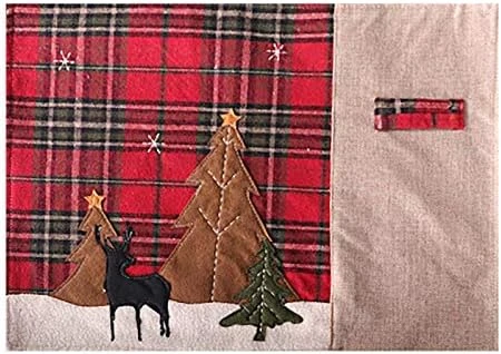 YIISU #nr92wv Christmas Decor Xmas Window Christmas Santa Party Door Decor - Image 7