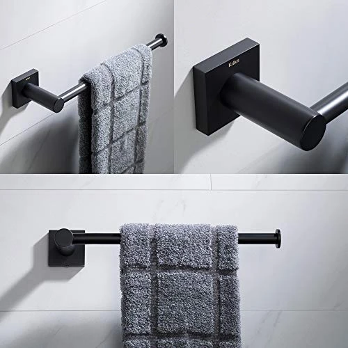 Kraus KEA-17725MB Ventus Bathroom -Towel Bar, 10 1/2 Inch, Matte Black - Image 3