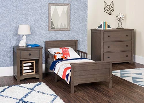 Forever Eclectic Woodland Flat Top Toddler Bed, Brushed Truffle - Image 4