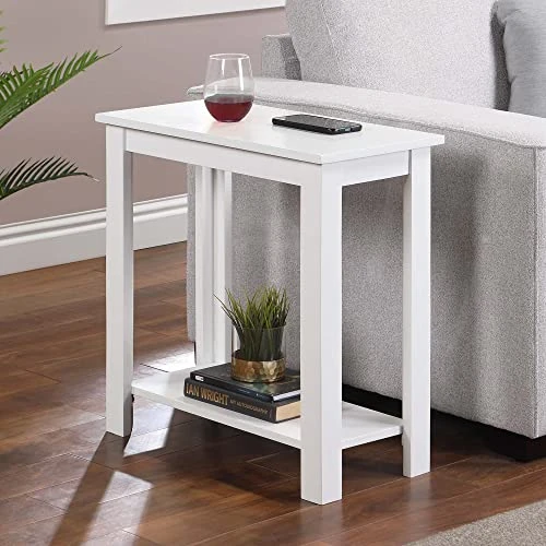 Convenience Concepts Designs2Go Baja Chairside End Table, White