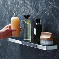 Hansgrohe Rainfinity 3-inch Modern Shelf 500 In Chrome, 26844000