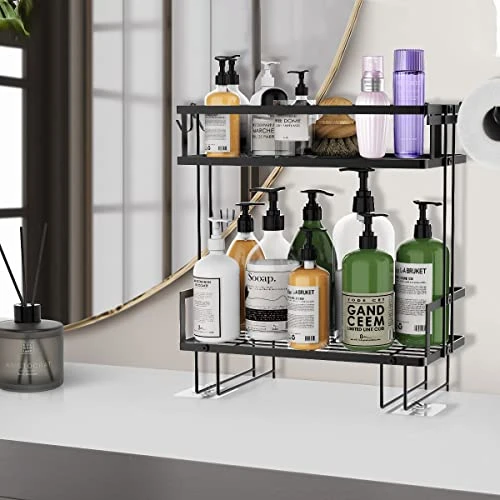 Vikiciy Over The Toilet Storage, 2-Tier Bathroom Organizer Shelves, Extended Edition Toilet Rack, Upgrade Version (2022) - Image 5