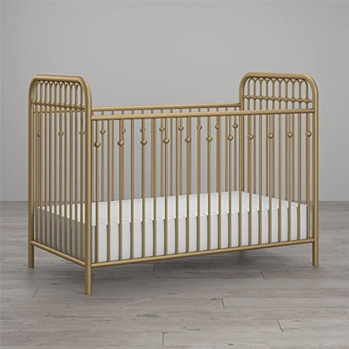 Little Seeds Monarch Hill Ivy Metal Changing Table, Gold - Image 11