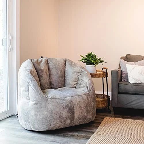 Big Joe Milano Large Bean Bag Chair, Cement Blazer, 3.5ft Big - Image 6