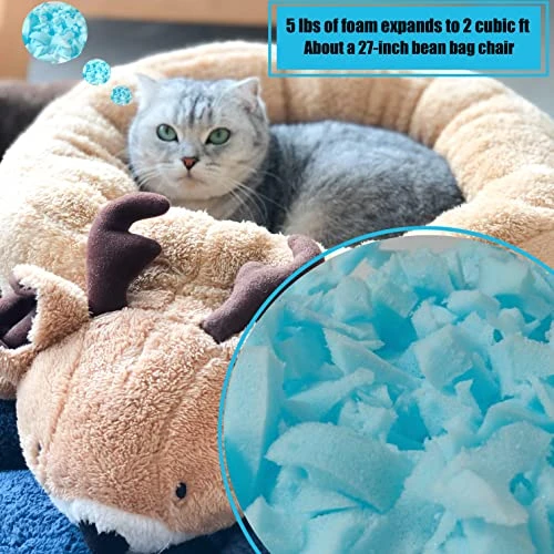 Shredded Memory Foam For Bean Bag Filler Pouf Filling Prefect Refill Material For Bean Bag Chair Pillow Stuffing For Stuffed Animals Ottoman Couch Cushion Dog Bed - Image 5