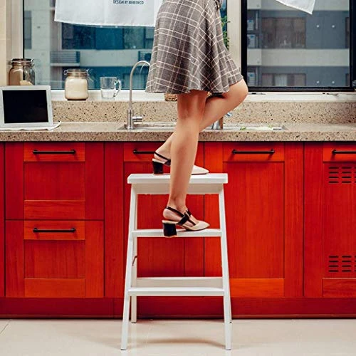 DINGZZ Step Stool-Ladder Step Stool Folding Step Ladder With Anti-Slip Sturdy And Wide Pedal Ladder For Photography,Household And Painting (Color : D) - Image 2