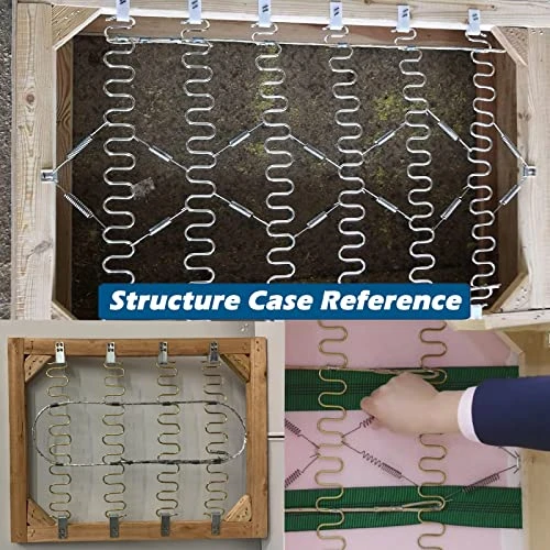 Kaupuar 15" Sofa Upholstery Spring Replacement Kit For Repair Couch Recliner Parts Chair Fix Sagging Seat - Image 3