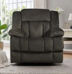 Lexicon Neuport Manual Glider Reclining Chair, Chocolate