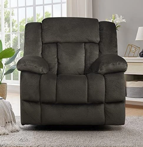 Lexicon Neuport Manual Glider Reclining Chair, Chocolate - Image 9
