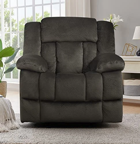 Lexicon Neuport Manual Glider Reclining Chair, Chocolate