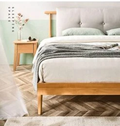 Tapered Wooden Sofa Legs, DIY Solid Wood Furniture Replacement Feet For Couch, Chair, Coffee Table, Cabinet, Set Of 4,Original Wood Colour-25cm