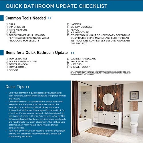 Franklin Brass Jamestown 24 Inch Glass Shelf, Polished Chrome, Bathroom Accessories, 9065PC - Image 5