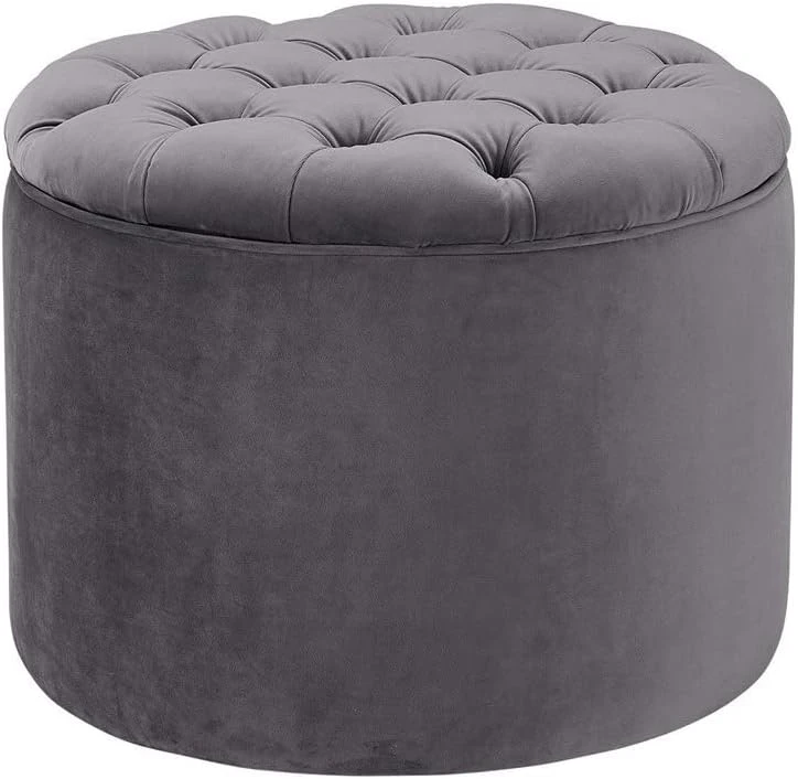 TOV Furniture Queen Velvet Storage Ottoman, Blush - Image 7