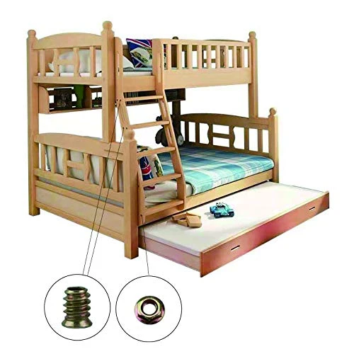 123PCS M6 Kit Crib Screws Baby Bed Screws Hardware Replacement Kit, Hex Socket Head Cap Screws Nuts For Furniture Beds Crib By SG TZH - Image 6