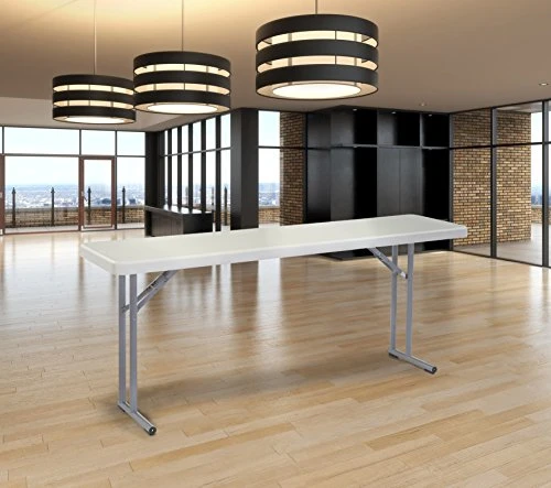 (2 Pack) National Public Seating 18" X 72" Heavy Duty Seminar Folding Table, Speckled Grey - Image 6