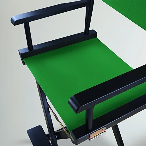 Casual Home Director's Chair ,Black Frame/Green Canvas,30" - Bar Height - Image 3